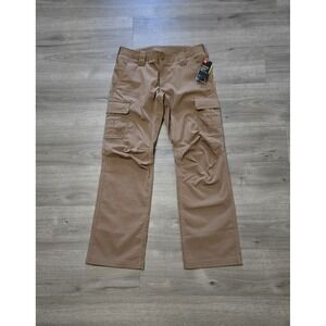 Under Armour Storm Pants Women's 12 Brown Ripstop Cargo Tactical Patrol Utility